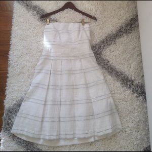 Whbm strapless dress