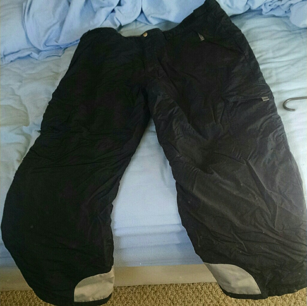 Black Ski Snow Pants