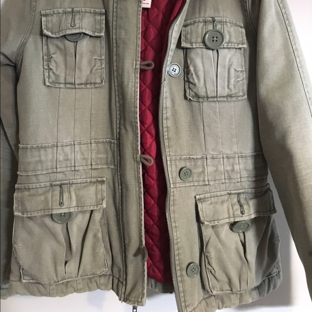 Army Green Coat.