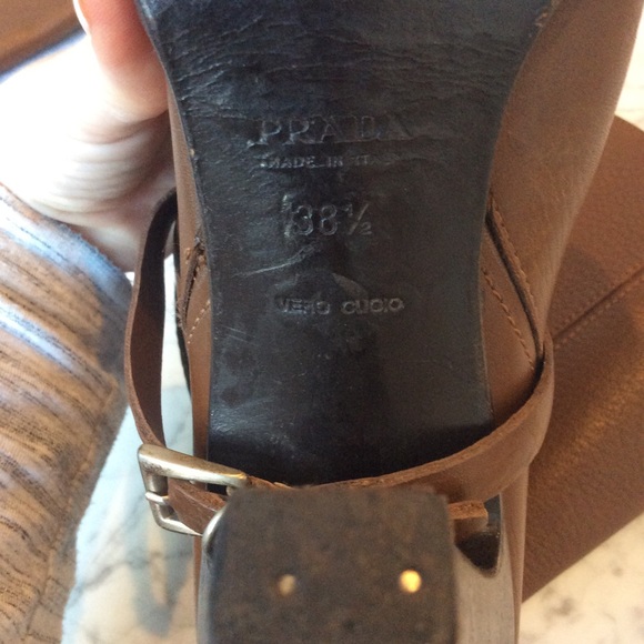 CONSIGNED: Heeled Prada Boots - Picture 2 of 4