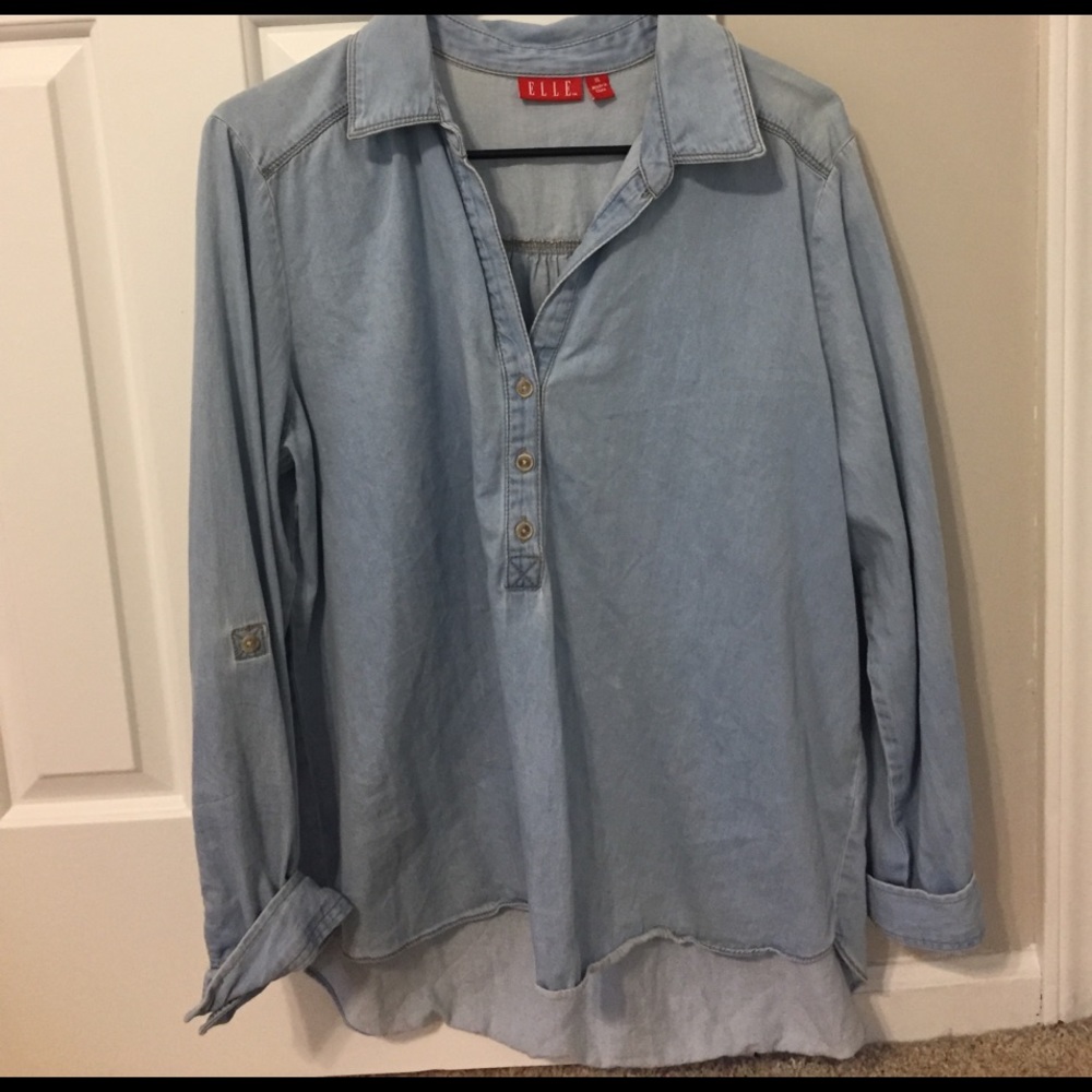 Chambray pull over