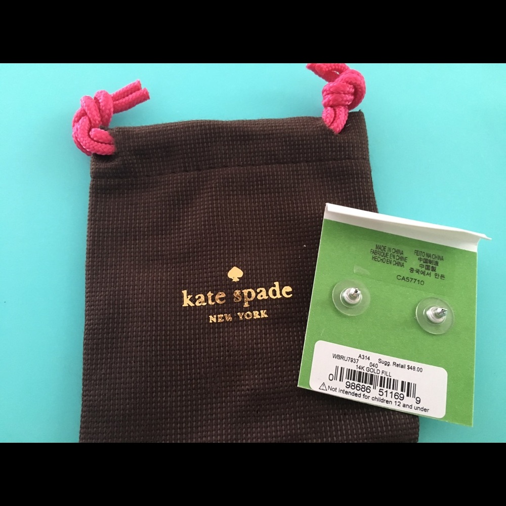 Kate spade bow earrings - Picture 3 of 3