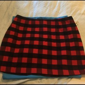 Old Navy Plaid Wool Skirt