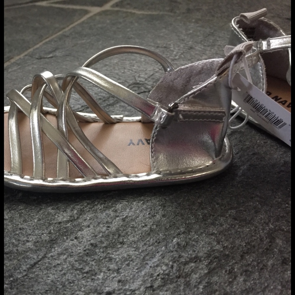 Strapped silver sandals - Picture 2 of 2