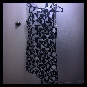Bailey 44 Jigsaw Sleeveless Geometric Shift Dress