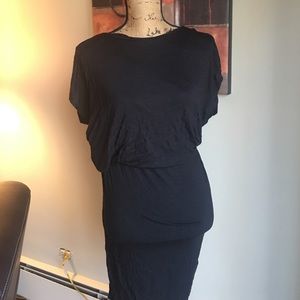 H&M black t-shirt dress
