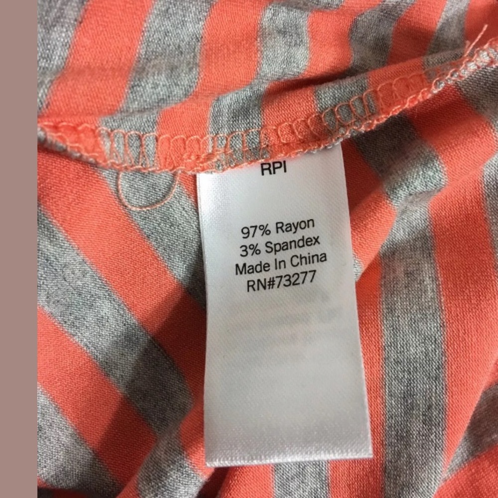 APT 9 Sleeveless Shark-Bite Hem Striped Maxi Dress - Picture 5 of 6