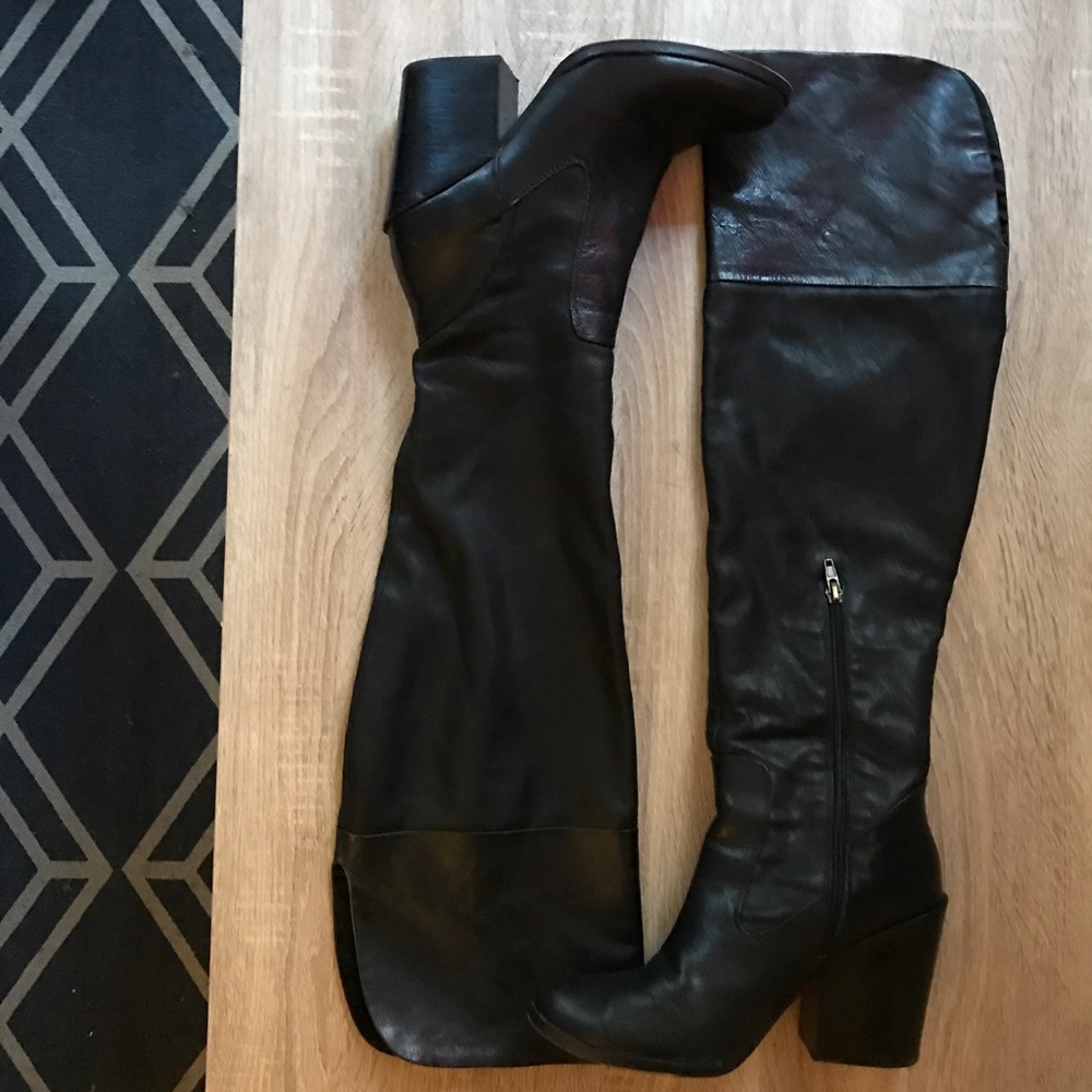 Dolce Vita Leather Over-the-Knee Boots