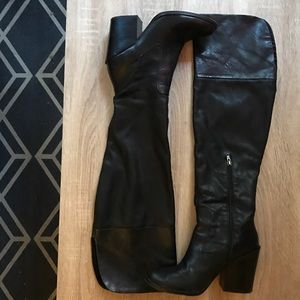 Dolce Vita Leather Over-the-Knee Boots