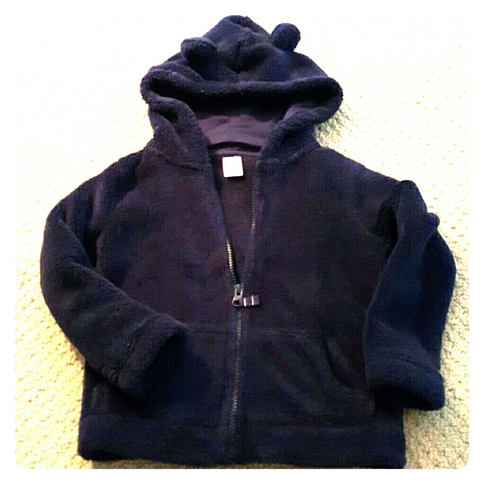 Carter's - girls 4T fleece jacket; navy