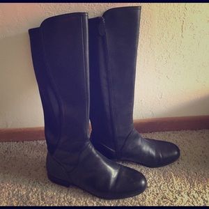 Franco Sarto black riding boots