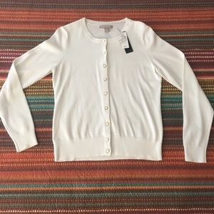Banana Republic Ivory Cardigan, NWT, Med