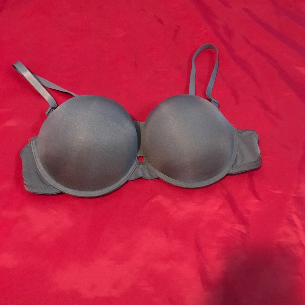 Grey power push up bra... NWOT