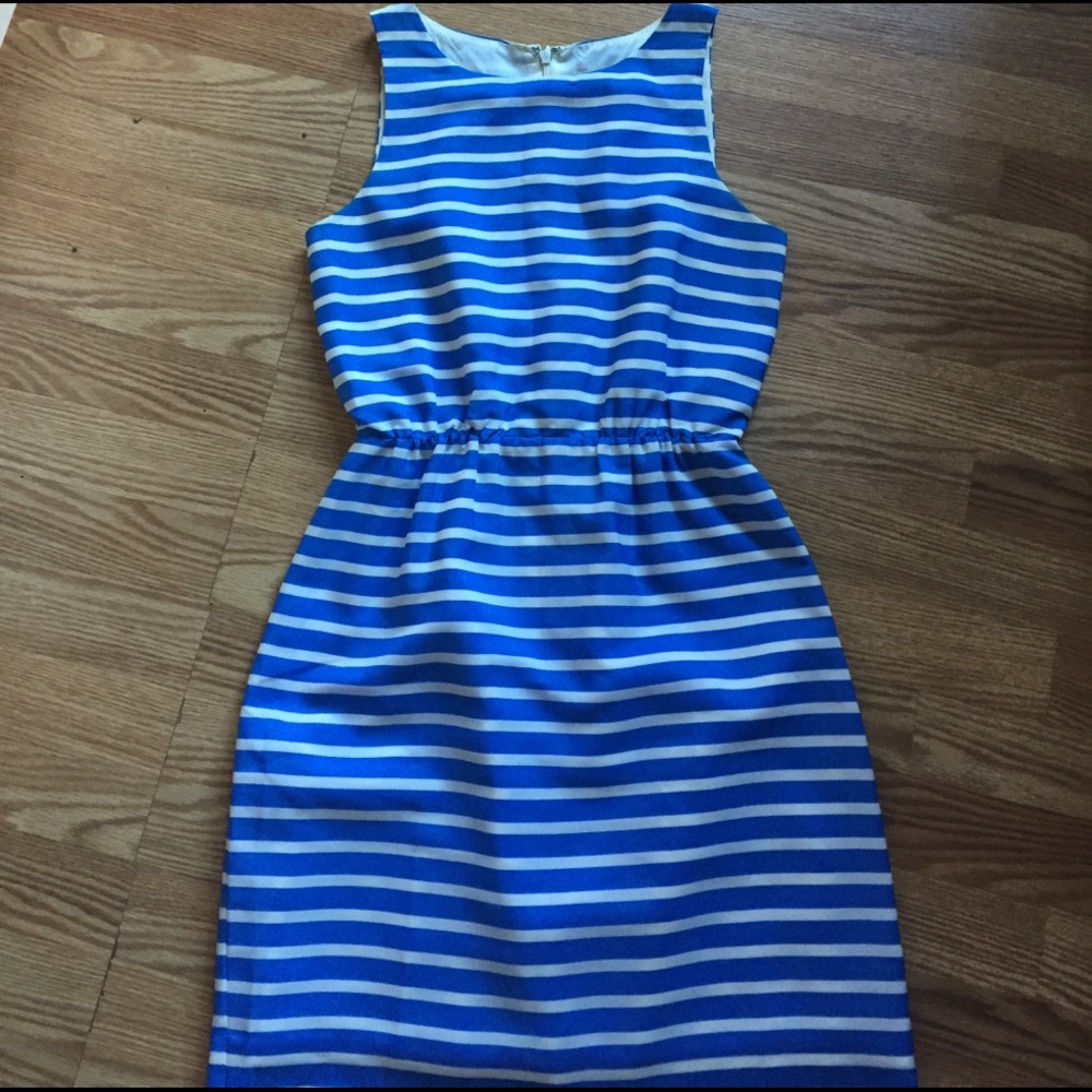 Blue and white j. Crew dress