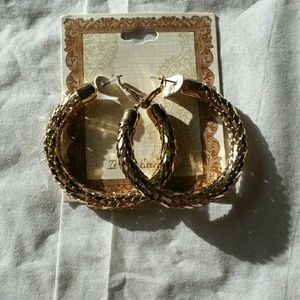 Premier Designs Gold Hoops