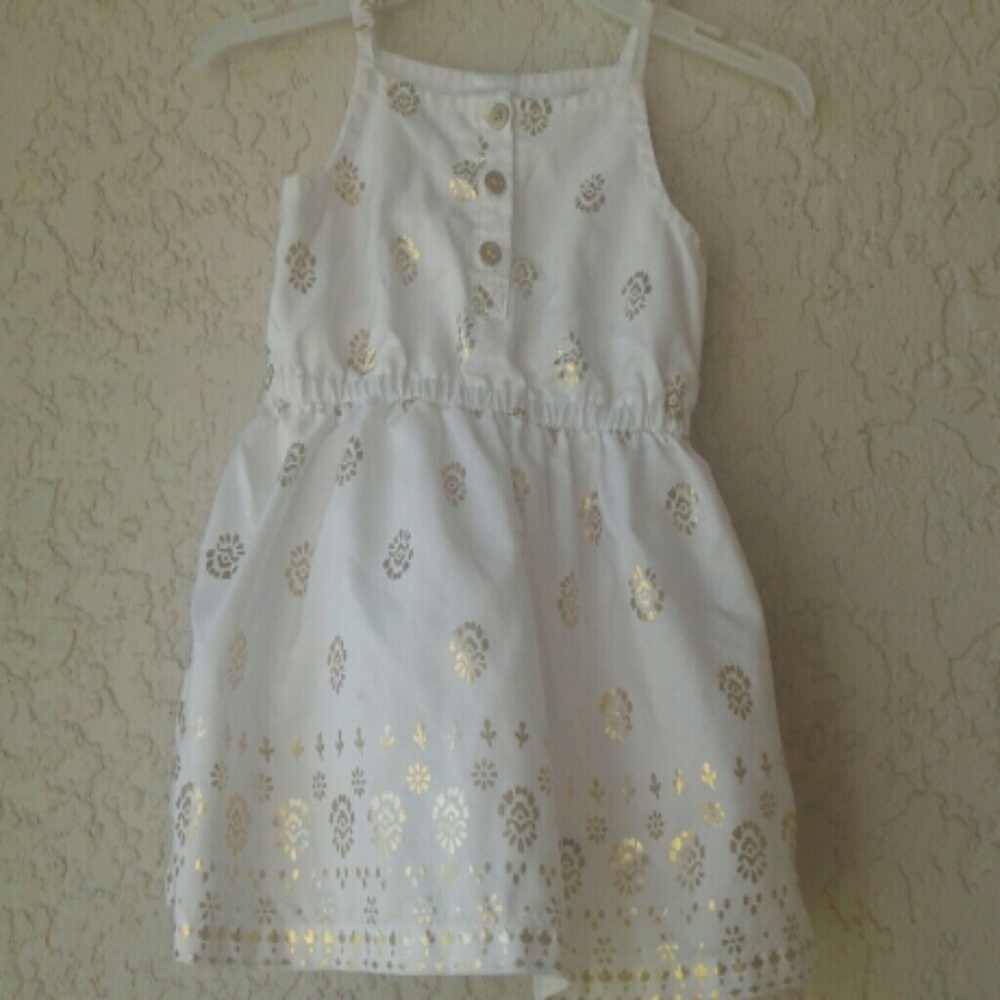 White Carter's Dress