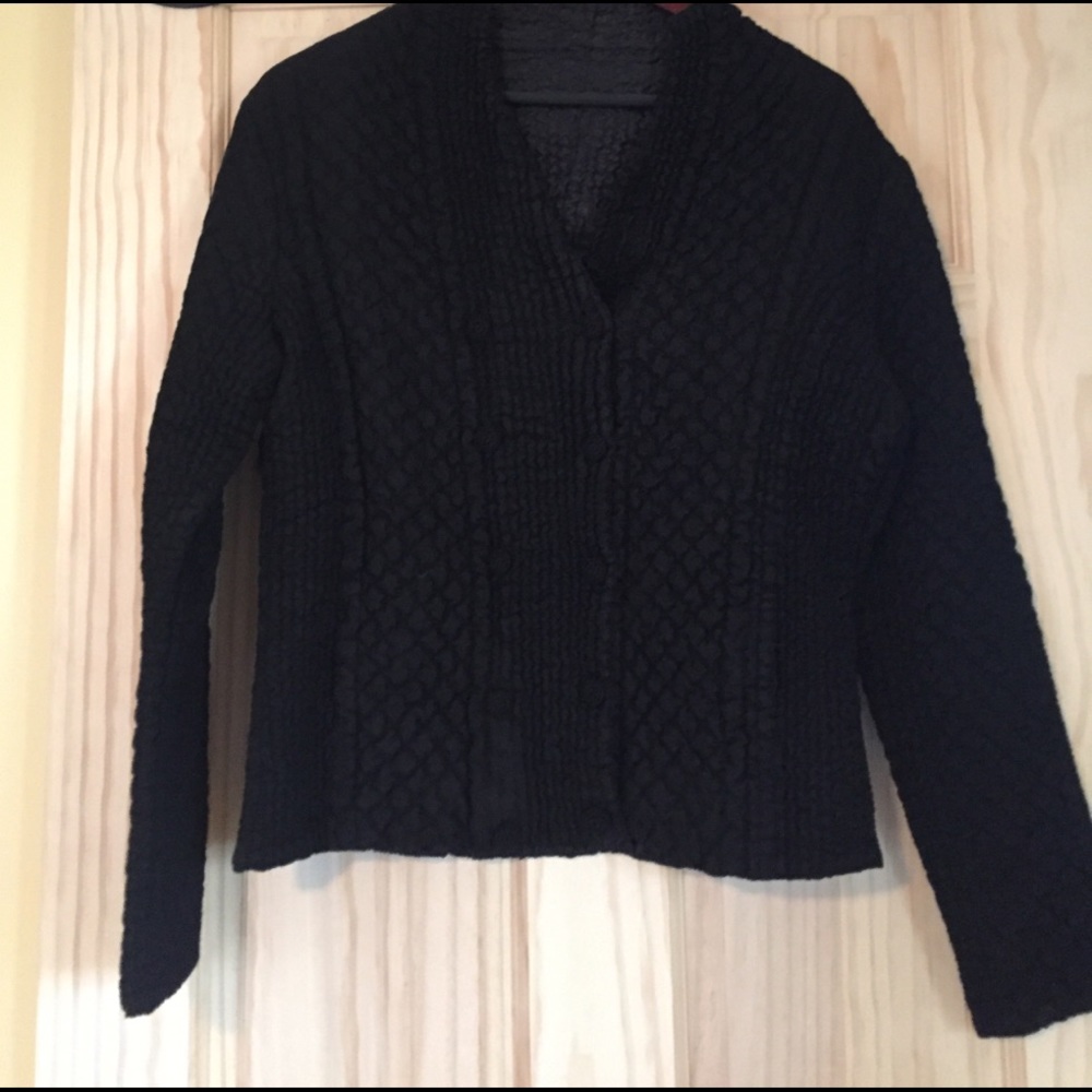 Black Double-Breasted Jacket - image 1