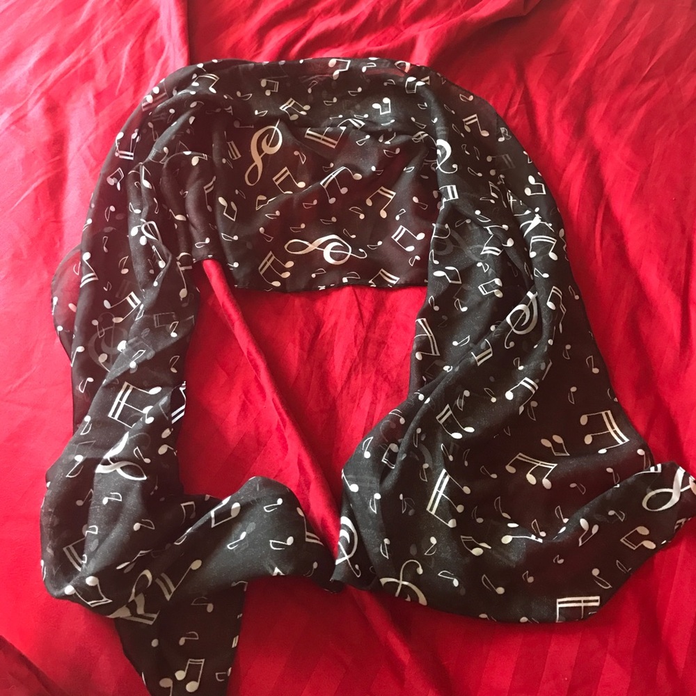 Music Note Scarf