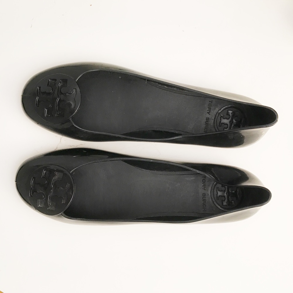 Black Tory Burch Jelly Reva Flats