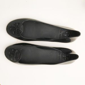 Black Tory Burch Jelly Reva Flats