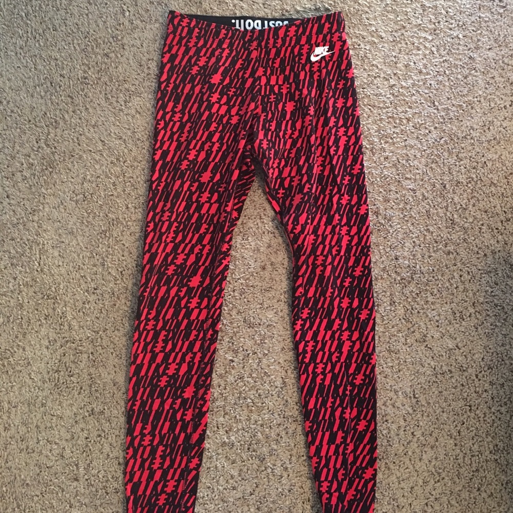 Nike Medium red workout pants