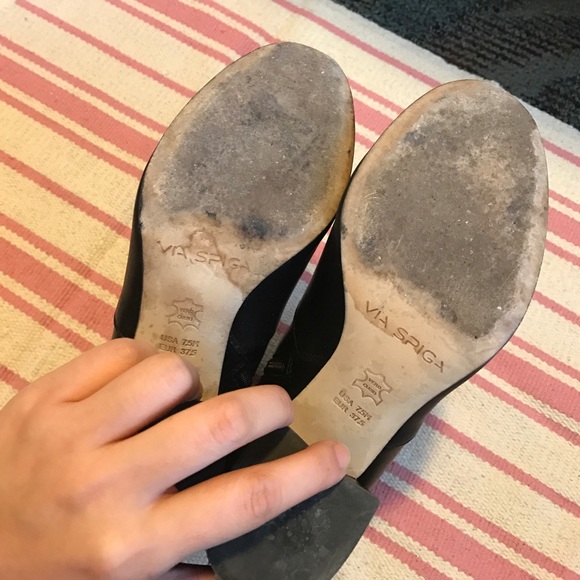 Via Spiga Black Leather Boots - Picture 4 of 5