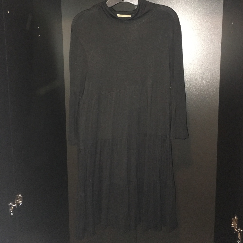 Black mini dress
