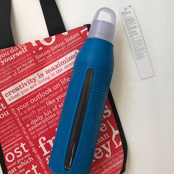lululemon athletica Other - New Lululemon H20m Glass Water bottle 22oz