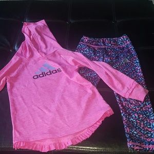 Girls Adidas outfit 4T