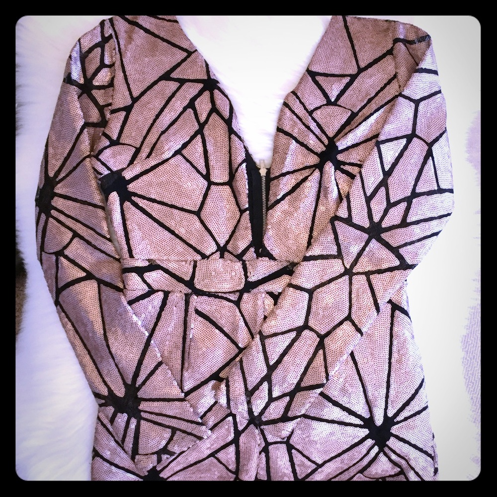 NWT sequin romper
