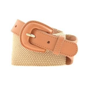 {J. Crew} Stretch Woven Wide Belt