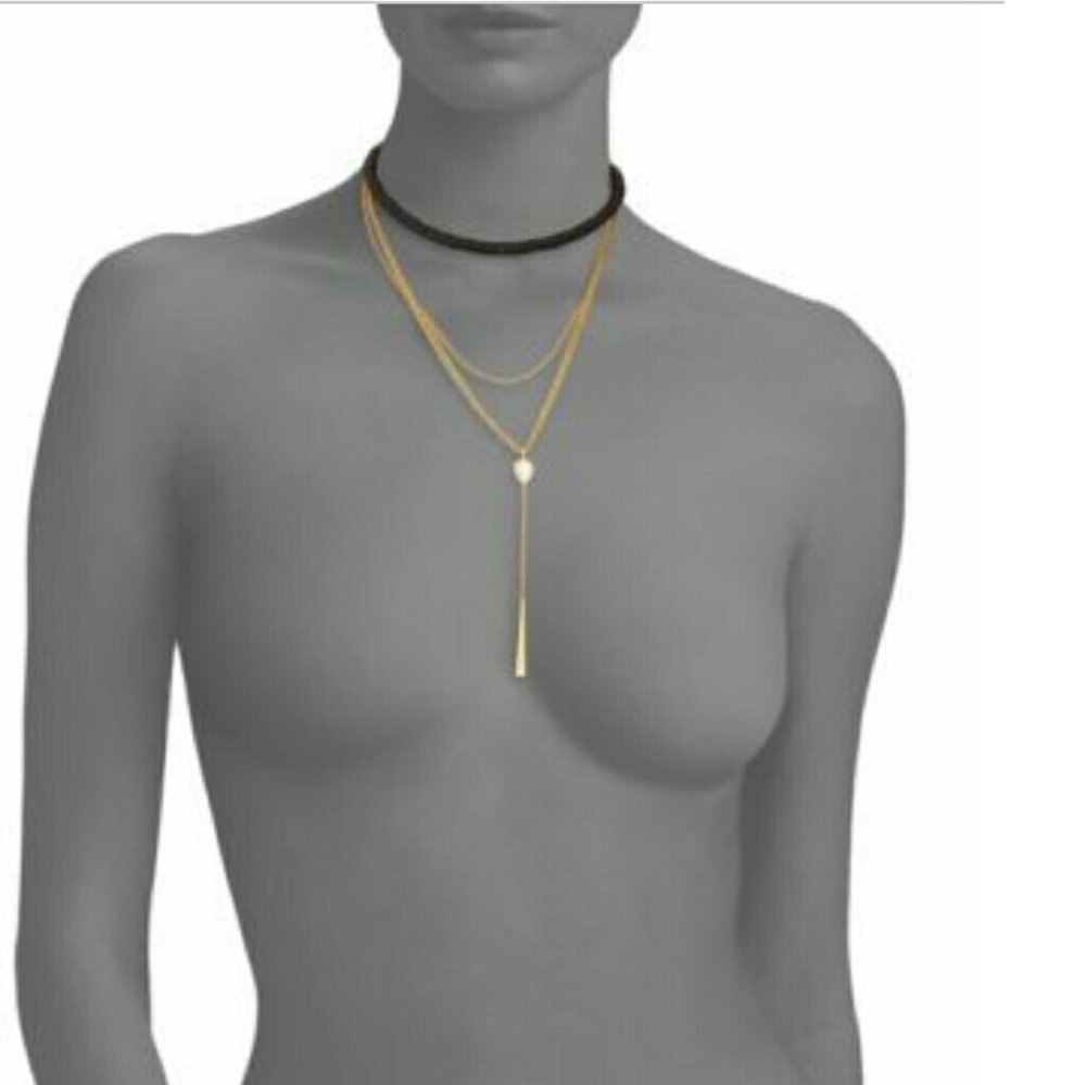 *NWT* Jules Smith Pacey Layered Choker Necklace - Picture 4 of 8