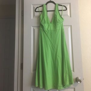 Jcrew green dress