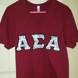 Alpha Sigma Alpha ASA Stitched Letters