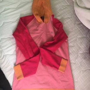 Lacoste cashmere hooded sweater