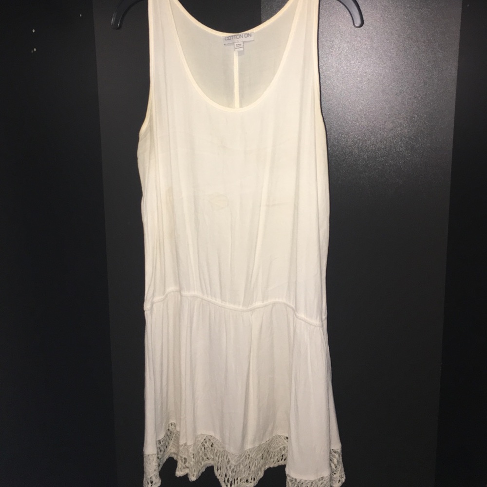 Casual white dress