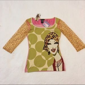 Vintage Custo Barcelona top NWT