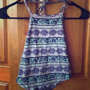 Water Colored Halter Top