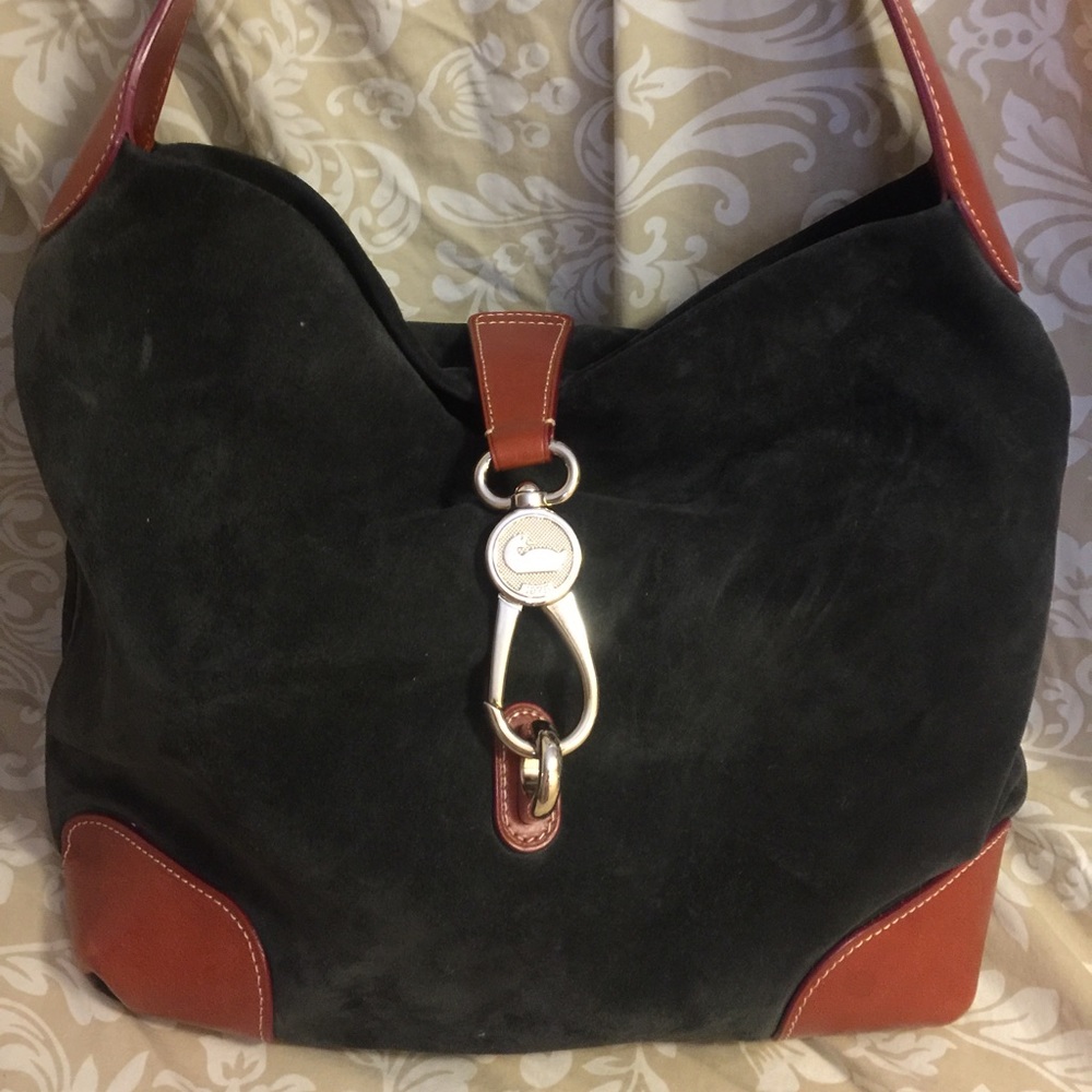 Dooney and Bourke Suede hobo bag and coin purse