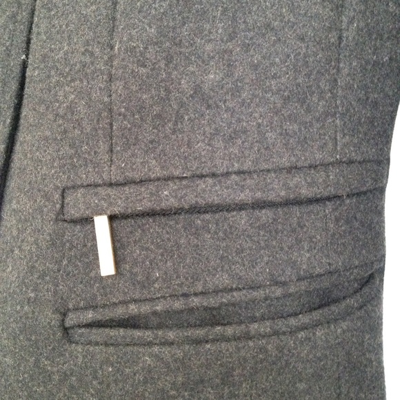 Michael Kors Gray Military Peacoat - Picture 5 of 6