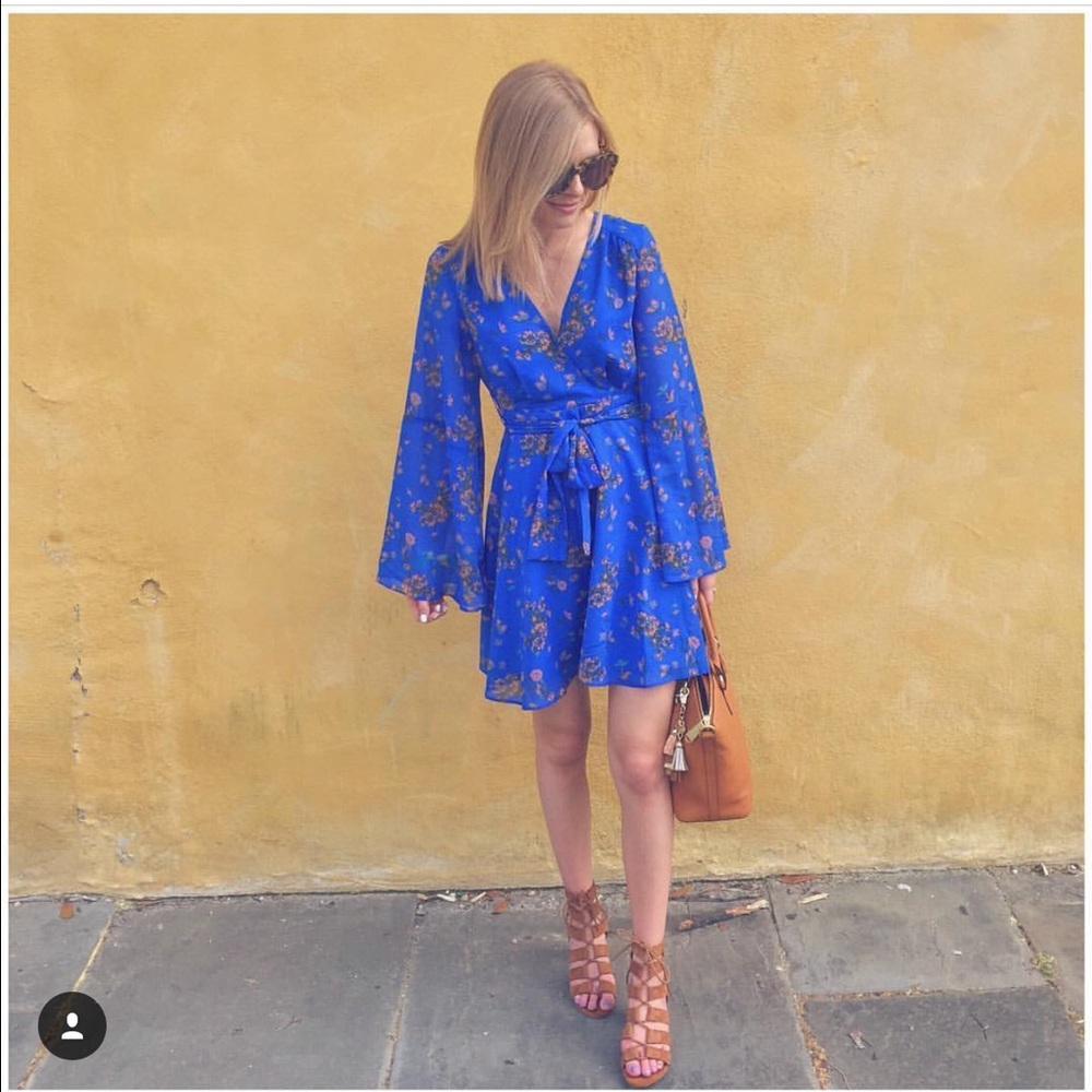 FREE PEOPLE bell sleeve dress