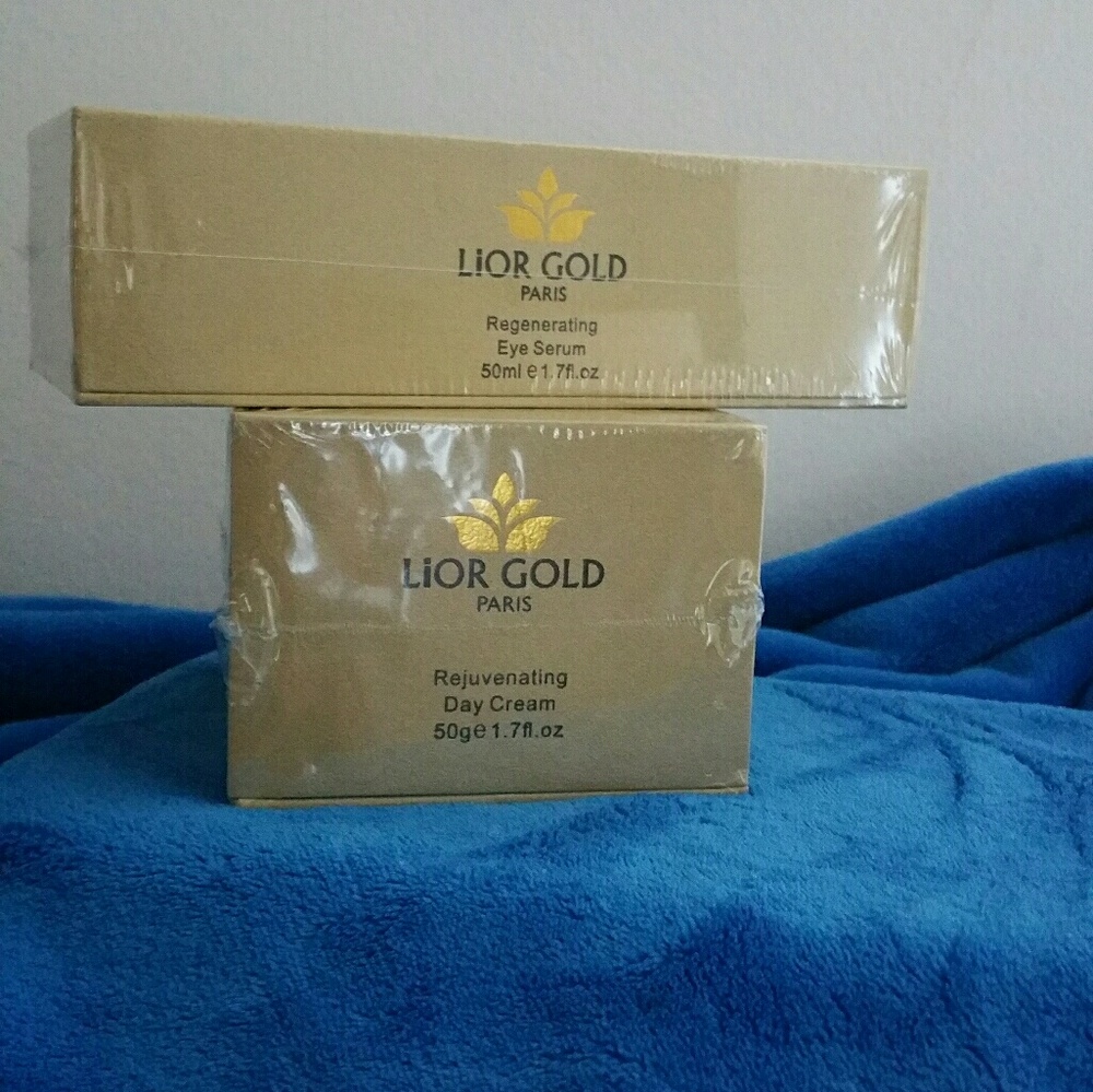 SOLD!!Lior Gold Rejuvenating Day Cream & Eye Serum