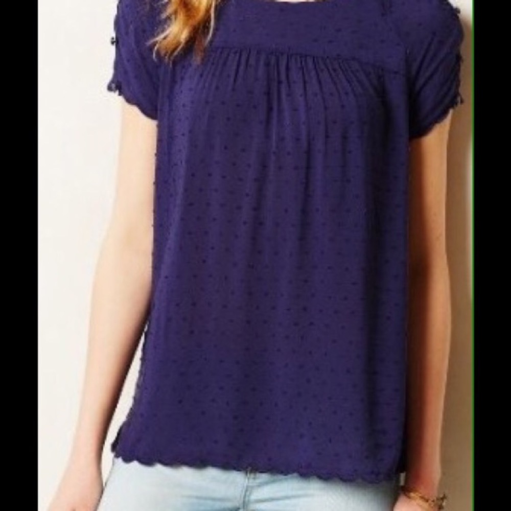 Super cute navy Maeve top