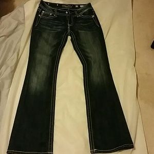 Miss me jeans size 29 boot cut. angel wings