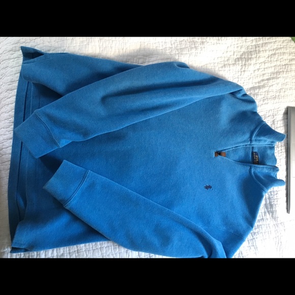 Ralph Lauren Blue Quarterzip - Picture 1 of 2