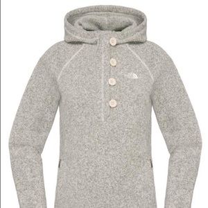North face hooded sweater