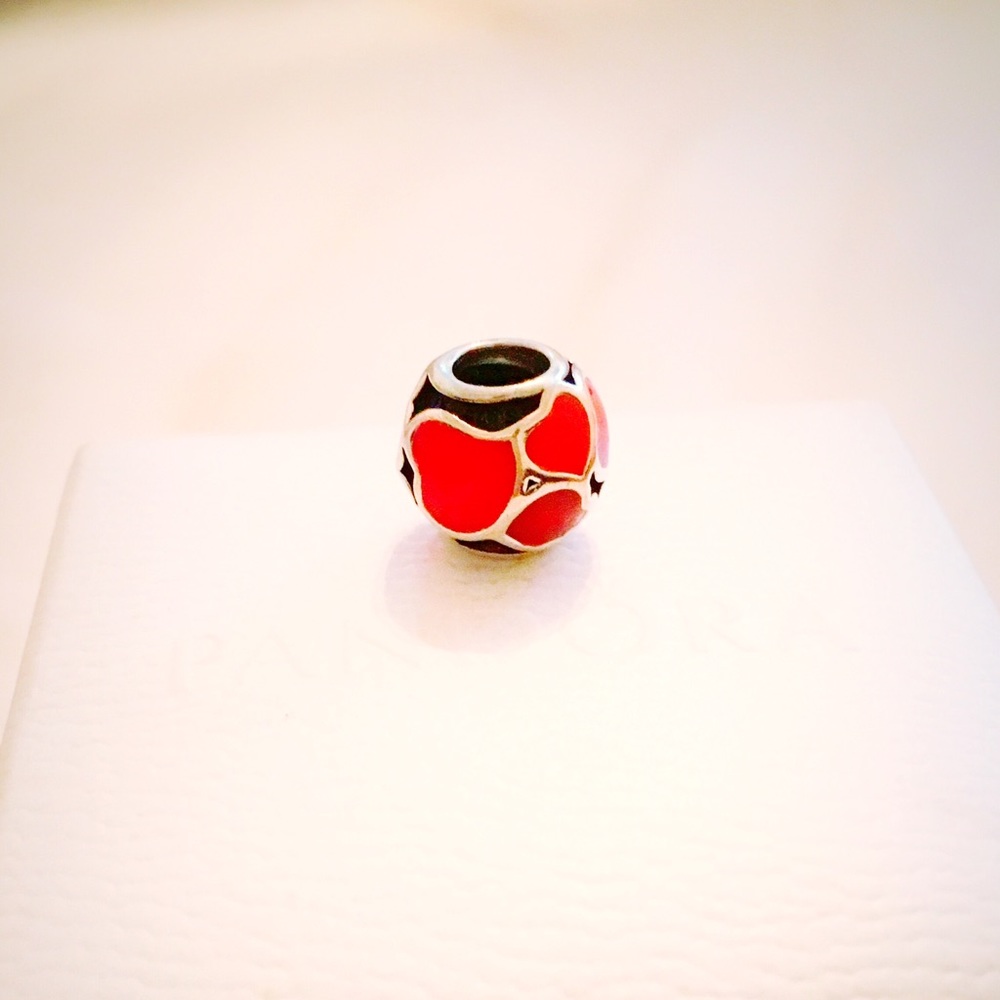 Red Hot Love Pandora Charm