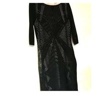 Calvin Klein Stretchy Laser Cut Dress