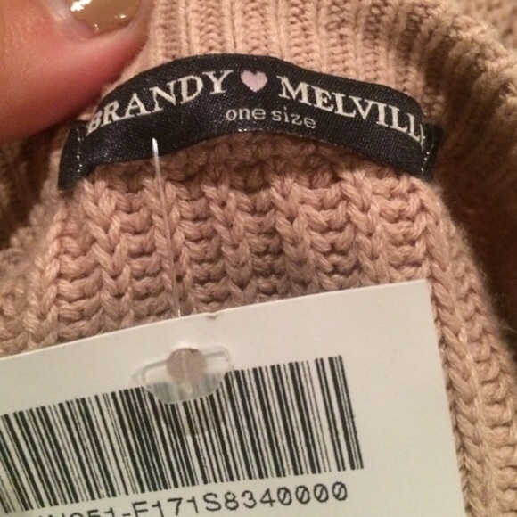 🎉2X HP🎉 Brandy Melville blush nude knit sweater - Picture 2 of 6
