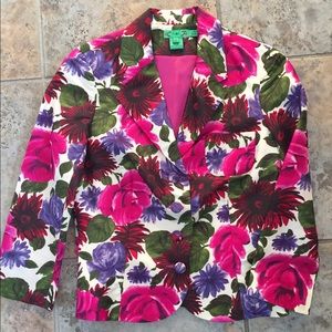 Anthropologie silk blazer